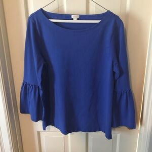 J Crew bell sleeve tee size medium